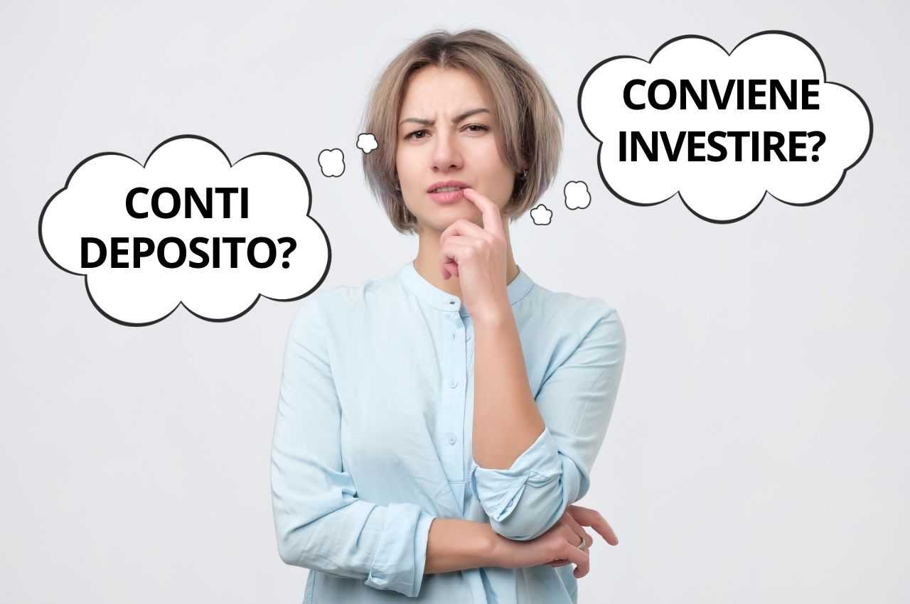 Conti deposito, rendimento giù?